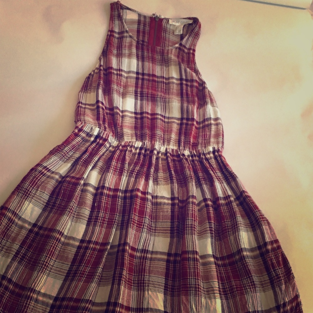 Plaid dress
